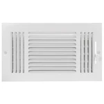 Ez-flo 12 X 6 Inch (duct Opening) Air Vent Cover For In., White E0. Fixed Price $10.90.