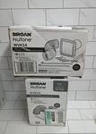 2PK Broan-nutone WVK2A Flexible Wall Ducting Kit White Vent 3"X4" Open Box. Fixed Price $29.99.