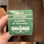 Maid-o-mist Auto-vent No. 67 Brass Automatic Air For Radiator. Fixed Price $17.00.