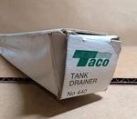Taco 440-1 Tank Drainer 1/2" Npt, 13" Length (new Box). Fixed Price $22.75.