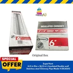 Supervent- JSC6SA3-STAINLESS Steel Insulated Double Wall Chimney Pipe 36" X. Fixed Price $181.97.
