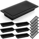 12 Pcs Floor Vent Register With Magnetic Screen Cover Set Including Walkable .... Fixed Price $56.14.
