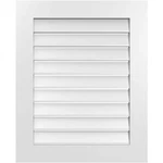 Ekena Millwork Vertical Surface Mount Pvc Gable Vent 26"X32" With Standard Frame. Fixed Price $21.99.