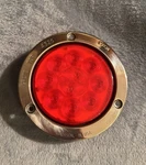 Grote Round Red Supernova 4" 10-DIODE 53302 Led Stop Turn Tail Light. Fixed Price $25.00.