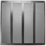 16'' X Inch (overall Dimensions) Galvanized Steel Air Vent Cover - Louve.... Fixed Price $50.60.