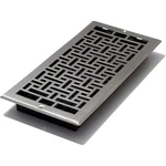 Decor Grates AJL614W-NKL 6X14" Oriental Wall Register, Nickel. Fixed Price $11.00.