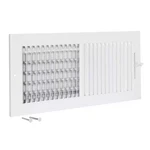 14 In. X 6 2-WAY Steel Wall/ceiling Register, White. Fixed Price $12.05.