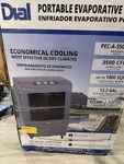 Dial Manufacturing 3500-CFM -speed Portable Evaporative Cooler For 1000-SQ Ft. Fixed Price $390.00.