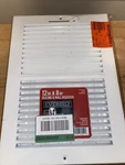 Everbilt 12 In. X 8 Adjustable 1-WAY Wall/ceiling Register. Fixed Price $20.00.
