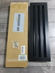 Buildmart 24X6 Modern Vent Cover Decorative Black Air -read. Fixed Price $39.99.