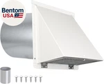 Inch Hooded Wall Vent With Screen And DAMPER,6 Exhaust Cover Cap For. Fixed Price $82.00.