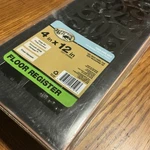Hampton Bay 4 In X 12 Floor Register Oil Rubbed Bronze. Fixed Price $17.00.