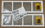 Two Pieces Everbilt Baseboard Return Air Grille White E123RW24X06 Inches. Fixed Price $29.95.
