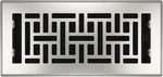 Decor Grates AJH410-NKL Floor Register, 4" 10", 4X10, Brushed Nickel Finish. Fixed Price $26.04.