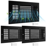 Zonon Pcs Air Ceiling Vent Covers Way Sidewall 6 X 10 Inch 3 Black. Fixed Price $44.98.