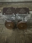 (2) 2CT Allen + Roth Curtain Holdbacks Tiebacks Tobacco Brown Finish New. Fixed Price $10.25.