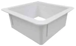 Hengs White Roof Vent Trim Ring With Radius Corners 6" Vertical Leg For 14X14". Fixed Price $27.81.