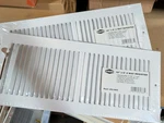 Ez-flo 16 In. X 2-WAY Steel Wall/ceiling Register White/ Qty. Fixed Price $20.00.